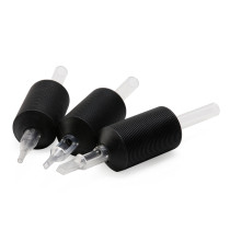 100PCS - 25mm Black Disposable Silicone Grips Tubes (III)