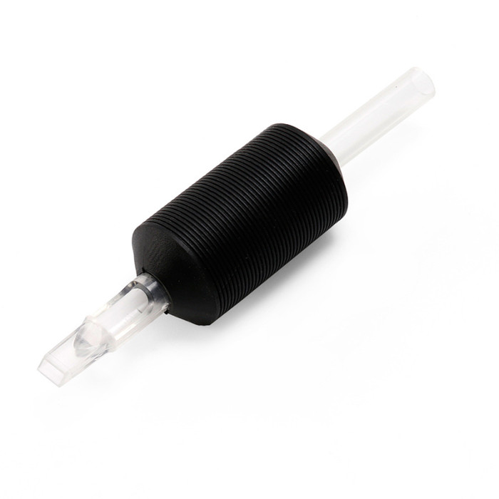 100PCS - 25mm Black Disposable Silicone Grips Tubes (III)