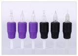 100PCS - 25mm Black Disposable Silicone Grips Tubes (IV)