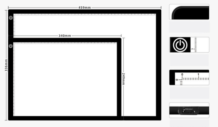 A3 LED Drawing Copy Board