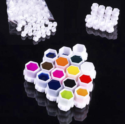 200PCS White Hive Ink Cups
