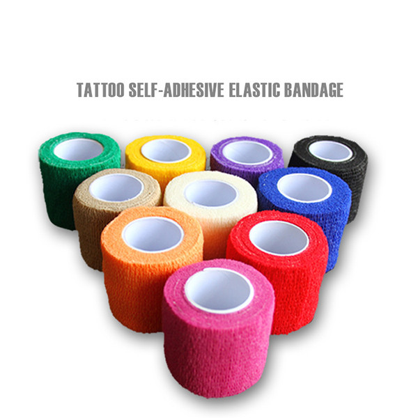 10PCS Tattoo Self-adhesive Elastic Bandage (5CM)