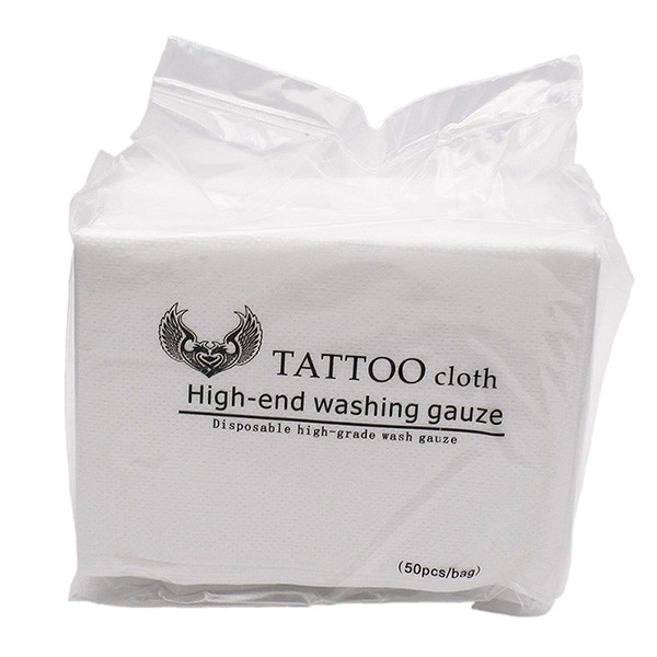 50PCS Disposable Tattoo Wipe Paper