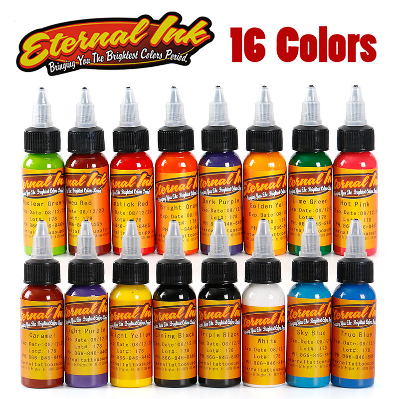 US 79.99 16PCS Eternal Tattoo Ink Set (Contact us before you buy