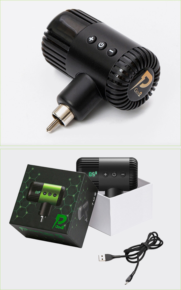 Portex Gen2 Wireless Battery Tattoo Power Supply