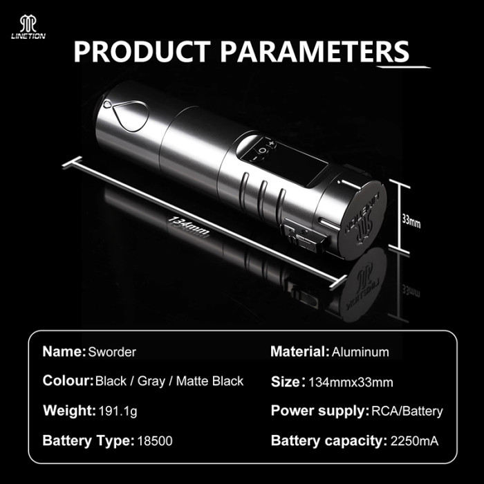 New Sworder Wireless Tattoo Pen Machine (Free Shipping)