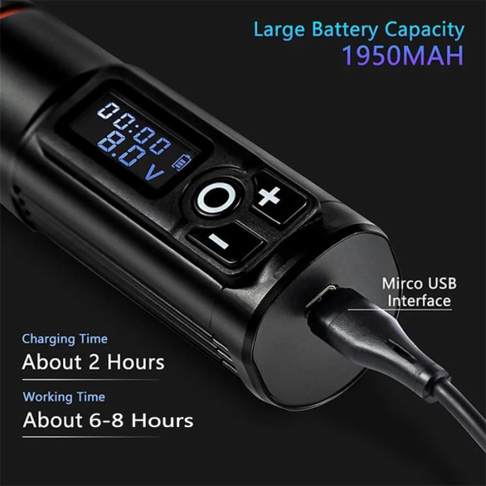 New Ninja Pro Wireless Tattoo Battery Pen