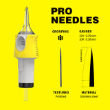 16PCS/BOX New Quelle Finger Ledge Cartridge Needles