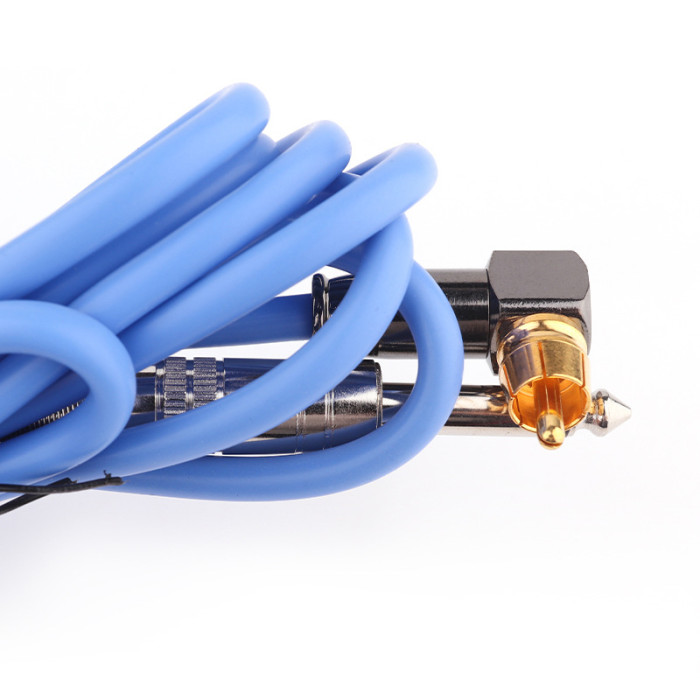 New 90 Degree Angle Joint RCA Silicone Connecting Wire