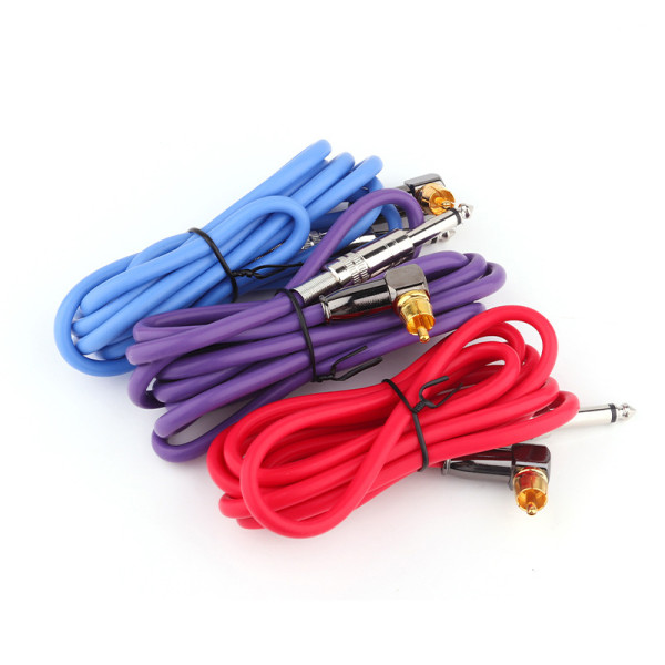 New 90 Degree Angle Joint RCA Silicone Connecting Wire