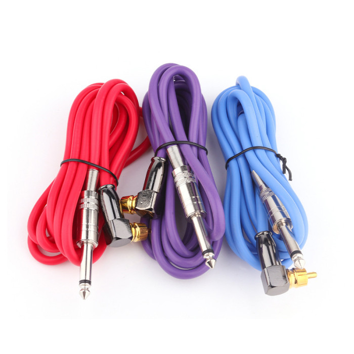 New 90 Degree Angle Joint RCA Silicone Connecting Wire