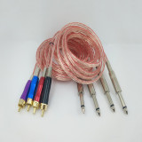 New Transparent RCA Connecting Wire