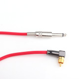 New 90 Degree Angle Joint RCA Silicone Connecting Wire