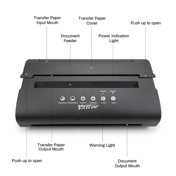 Mini Tattoo Stencil Thermal Transfer Machine