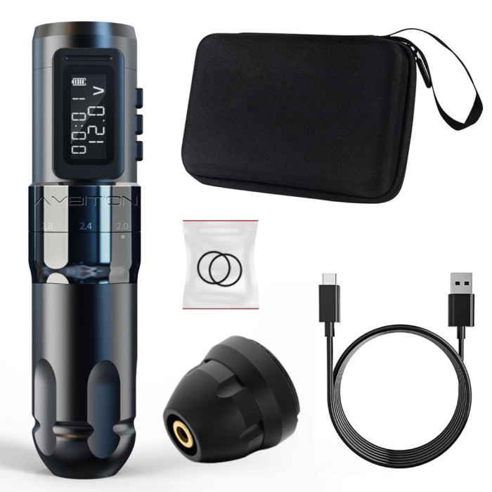 New Mars Wireless Tattoo Battery Pen Machine With 2.0-4.0mm Adjustable Stroke (Free Shipping)