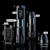 New Mars Wireless Tattoo Battery Pen Machine With 2.0-4.0mm Adjustable Stroke (Free Shipping)