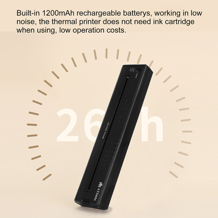 New Mini Wireless Multifunctional Bluetooth Tattoo Stencil Thermal Transfer Machine