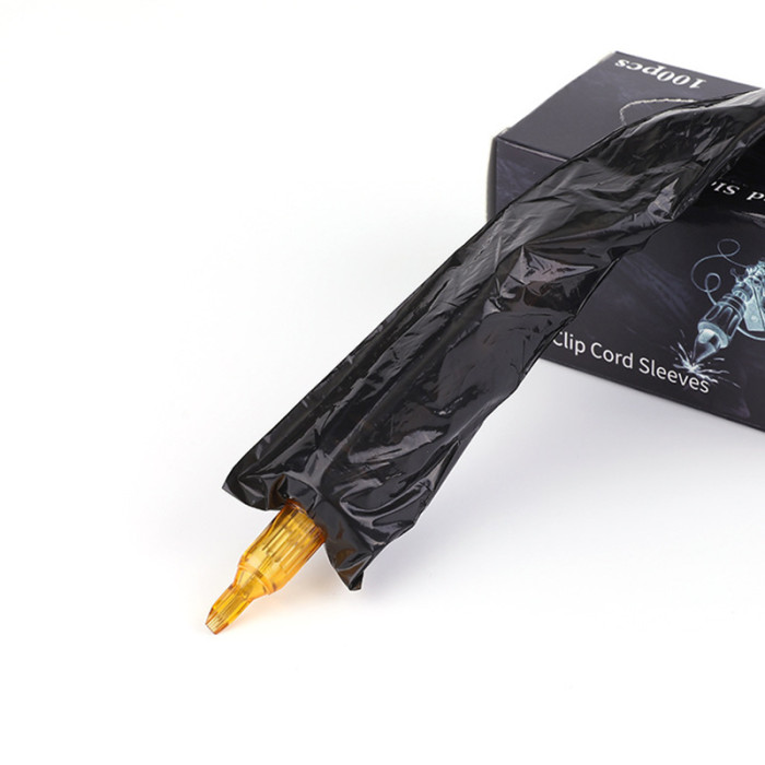 New Black / Blue Disposable Cover Bags for Tattoo Machine or Clip Cord