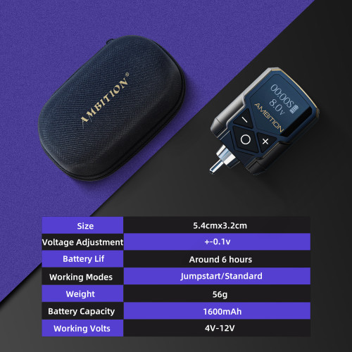 New Kuark Wireless Battery Tattoo Power Supply