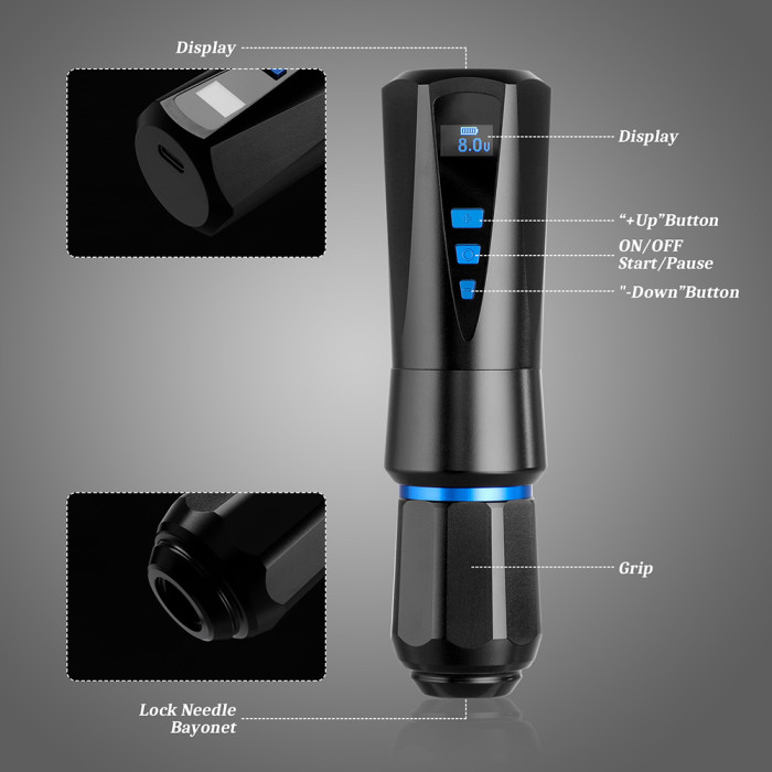 New Phantom Wireless Tattoo Battery Pen Machine
