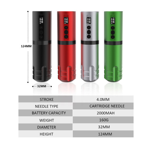 New Kuck Wireless Tattoo Battery Pen Machine