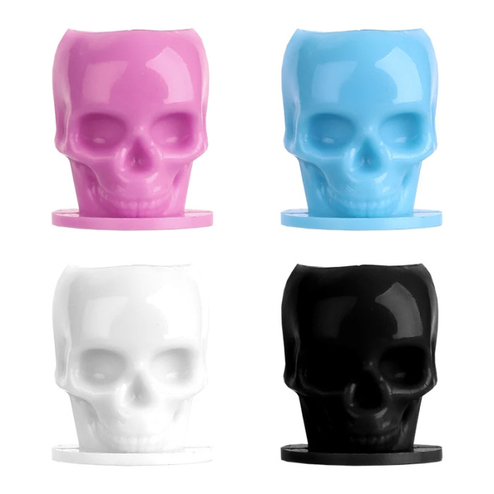 200PCS New Skull Disposable Tattoo Ink Cups