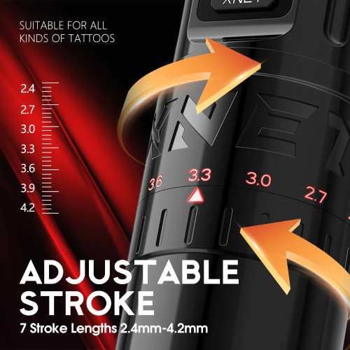 New Vipera Wireless Tattoo Battery Pen Machine With 2.4-4.2mm Adjustable Stroke