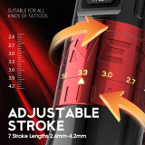 New Bestia Wireless Tattoo Battery Pen Machine With 2.4-4.2mm Adjustable Stroke