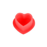 100PCS New Heart-shaped Soft Silicone Disposable Tattoo Ink Cups