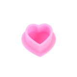 100PCS New Heart-shaped Soft Silicone Disposable Tattoo Ink Cups
