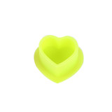 100PCS New Heart-shaped Soft Silicone Disposable Tattoo Ink Cups