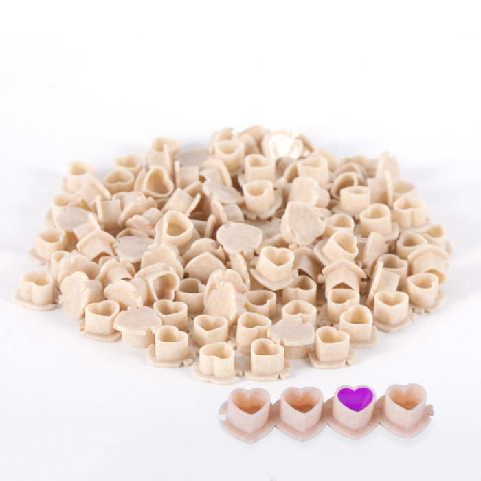 200PCS New Heart-shaped Eco-friendly Disposable Tattoo Ink Cups