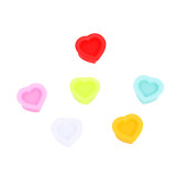 100PCS New Heart-shaped Soft Silicone Disposable Tattoo Ink Cups