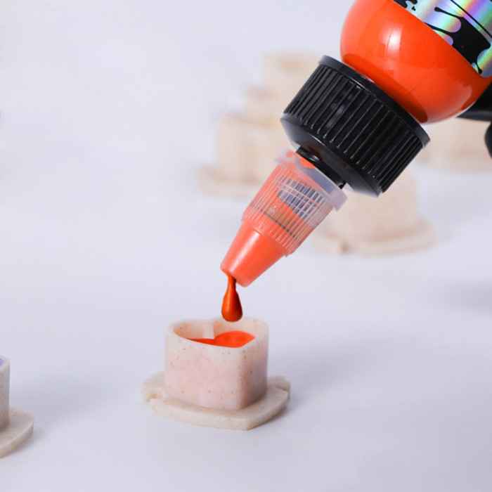 200PCS New Heart-shaped Eco-friendly Disposable Tattoo Ink Cups