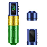 New Mizar Adjustable Stroke Wireless Tattoo Battery Pen Machine With 2 Batteries