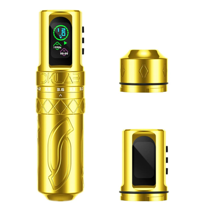 New Mizar Adjustable Stroke Wireless Tattoo Battery Pen Machine With 2 Batteries