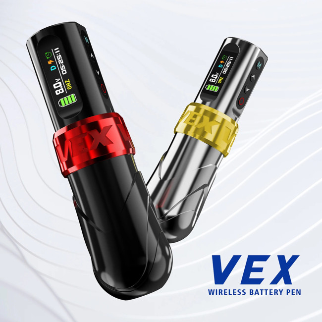 New VEX Wireless Tattoo Battery Pen Machine With 2 Batteries