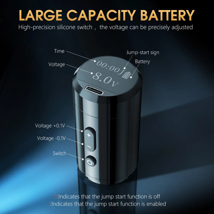 New Ninja Nova Wireless Tattoo Battery Pen Machine