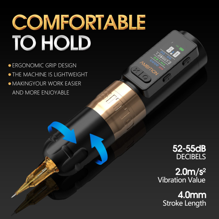 New Soldier Max Wireless Tattoo Battery Pen Machine