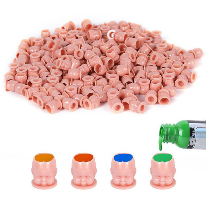 200PCS New Child Doll Shape Disposable Tattoo Ink Cups