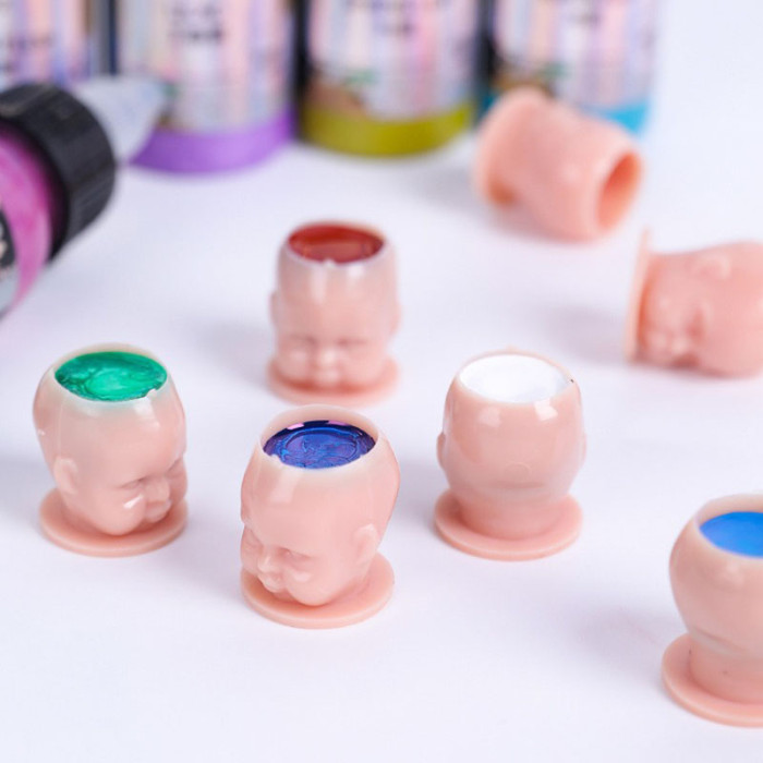 200PCS New Child Doll Shape Disposable Tattoo Ink Cups