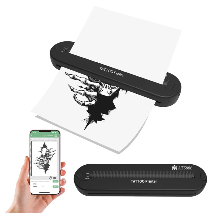 New Mini Bluetooth Wireless Tattoo Stencil Printer