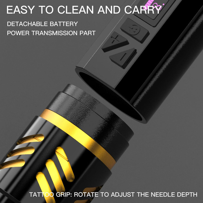 New WORMHOLE Wireless Tattoo Battery Pen Machine