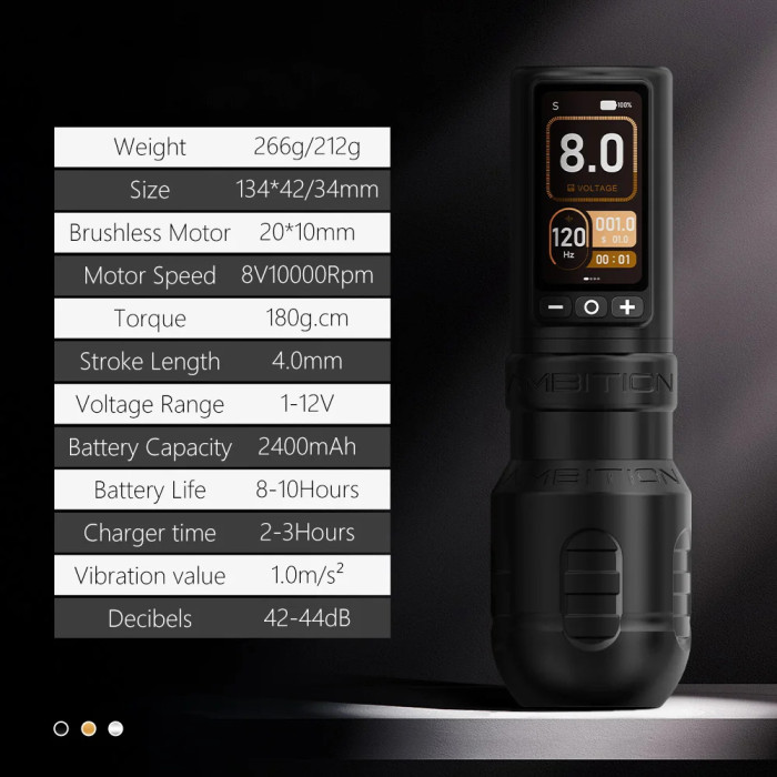 New Torden Max Wireless Tattoo Battery Pen Machine