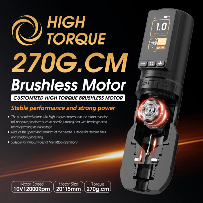 New Soldier 270 Wireless Tattoo Battery Pen Machine