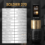 New Soldier 270 Wireless Tattoo Battery Pen Machine