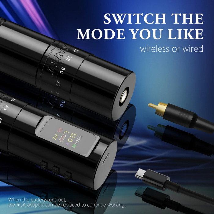 New Void Wireless Tattoo Battery Pen Machine With Adjustable Strokes