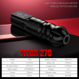 New Titan 270 Wireless Tattoo Battery Pen Machine