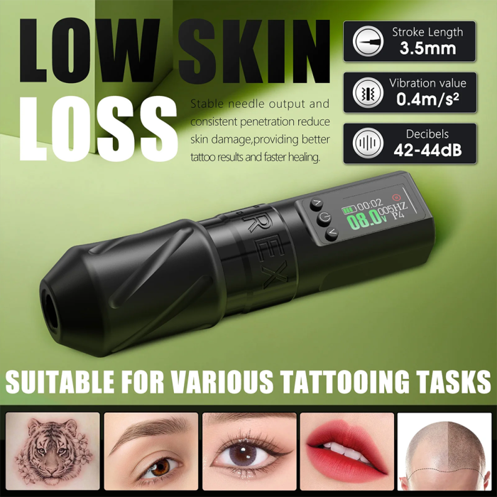 New T-Rex V1S Wireless Tattoo Battery Pen Machine