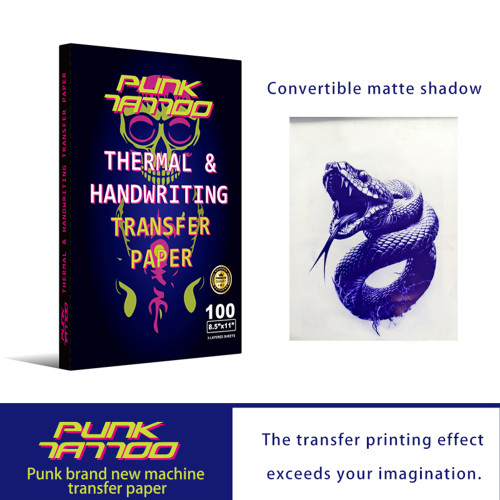 PUNK Tattoo Transfer Paper for Thermal Printers or Hand Copying